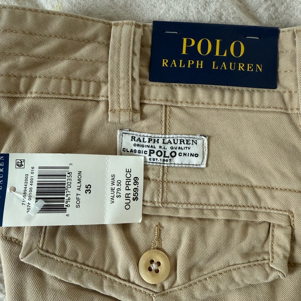 Ralph Lauren Tan Cargo Shorts
